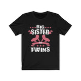 Big Sister Of Twins Shirt, Big Sister Of Twins Gift, Sister Twins Gift T-Shirt Image 1