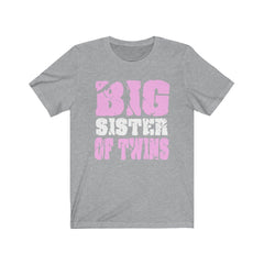 Big Sister Of Twins T-Shirt - big sister of twins print design