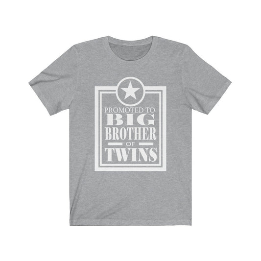 Promoted To Big Brother Of Twins Shirt - big brother of twins print design