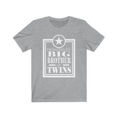 Promoted To Big Brother Of Twins Shirt - big brother of twins print design