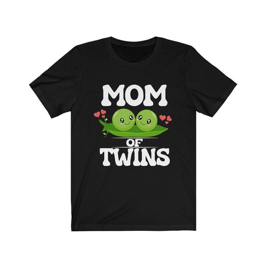 Mom of twins two peas in a pod pregnancy announcement tee