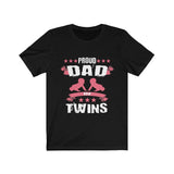 Proud Dad Of Twins Shirt, Dad Of Twins gift, Dad Of Twins Announcement, Twins Father Gift T-Shirt Image 1