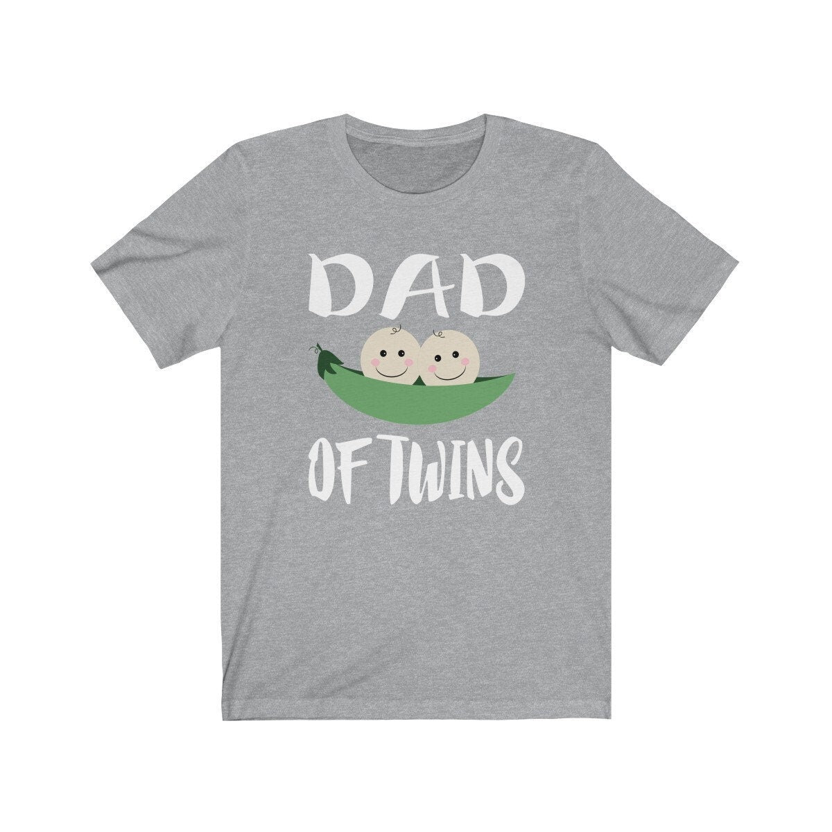 Dad Of Twins Shirt, Dad Of Twins Gift, Dad Of Twins Announcement, Father of Twins Gift T-Shirt Image 2