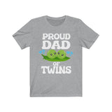 Proud Dad Of Twins Shirt, Dad Of Twins Shirt, Dad Of Twins Announcement Shirt, Father Of Twins Gift T-Shirt Image 2