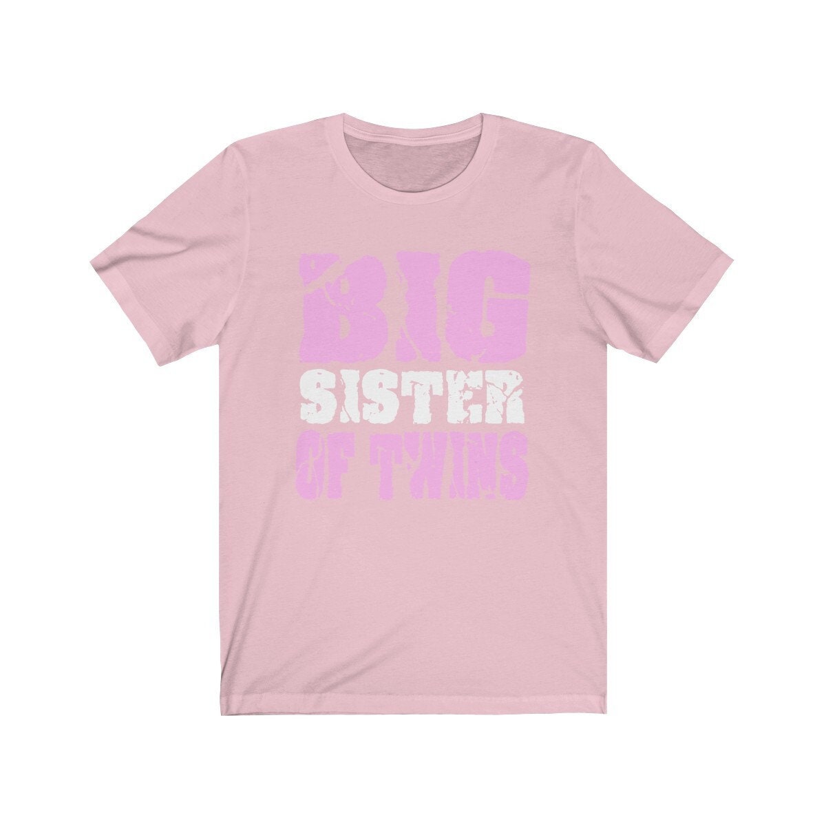 Big Sister Of Twins Shirt, Big Sister Of Twins Gift, Big Sister Of Twins Announcement Shirt, Twin Sister T-Shirt Image 4
