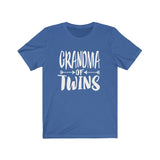 Grandma Of Twins Shirt, Grandma Of Twins Gift, Grandma Of Twins Announcement Grandmother Gift T-Shirt Image 4