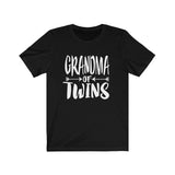 Grandma Of Twins Shirt, Grandma Of Twins Gift, Grandma Of Twins Announcement Grandmother Gift T-Shirt Image 1