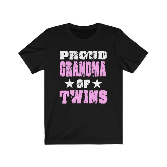 Proud Grandma Of Twins T-Shirt - proud grandma of twins print design