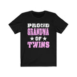 Proud Grandma Of Twins Shirt, Grandma Of Twins Gift, Grandma Of Twins Announcement, Twins Grandmother Gift T-Shirt Image 1