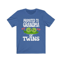 Promoted To Grandma Of Twins Shirt - grandma of twins print design