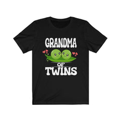 Grandma of twins grandmother announcement gift tee