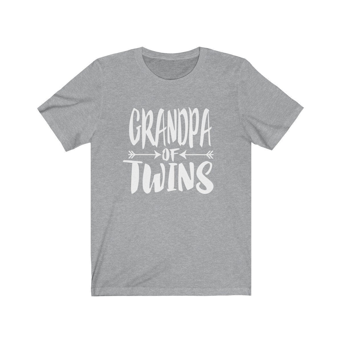 Grandpa Of Twins Shirt, Grandpa Of Twins Gift, Grandpa Of Twins Announcement Shirt, Twins Grandfather Gift T-Shirt Image 3