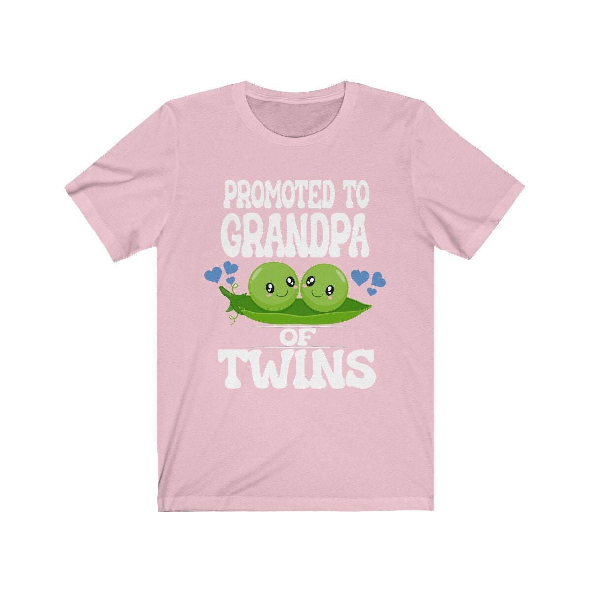 Promoted To Grandpa Of Twins Shirt, Grandpa Of Twins Gift, Grandpa Of Twins Announcement Grandfather Gift T-Shirt Image 4