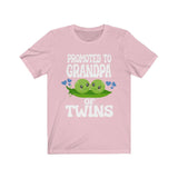 Promoted To Grandpa Of Twins Shirt, Grandpa Of Twins Gift, Grandpa Of Twins Announcement Grandfather Gift T-Shirt Image 4