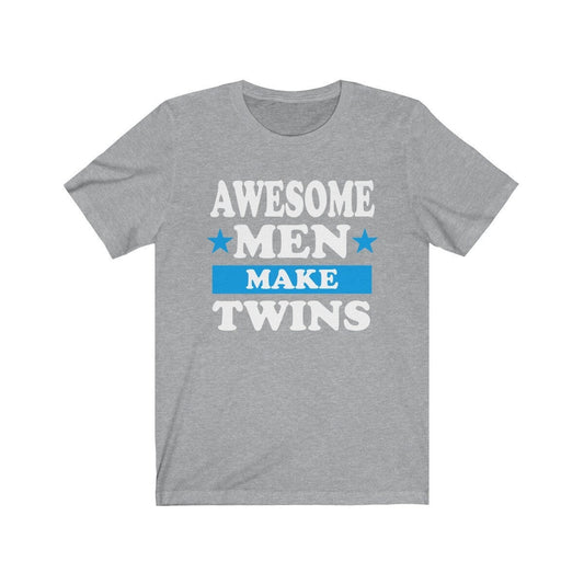 Awesome men make twins dad of twins funny father tee