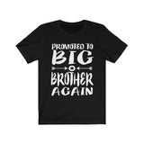 Promoted To Big Brother Again Shirt, Big Brother Shirt, Big Brother Announcement Gift T-Shirt Image 2