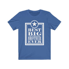 Best big brother ever sibling announcement gift tee for boy