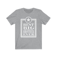 Best big brother ever sibling announcement gift tee for boy