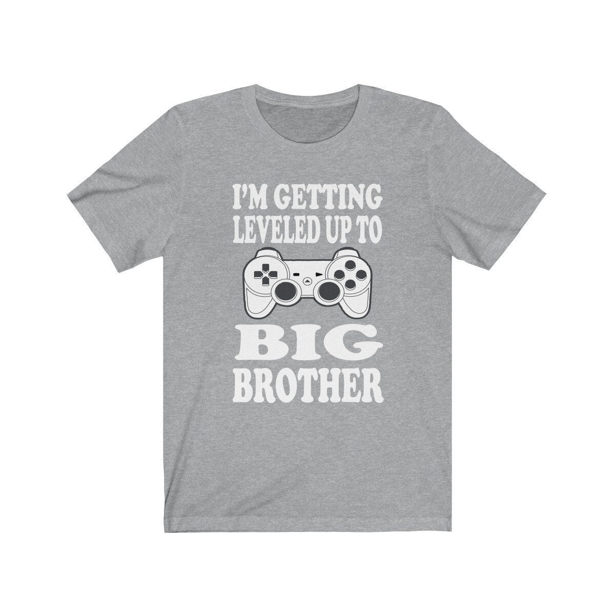 I'm Getting Leveled Up To Big Brother, Big Brother Gaming Gift, Big Brother Announcement T-Shirt Image 2