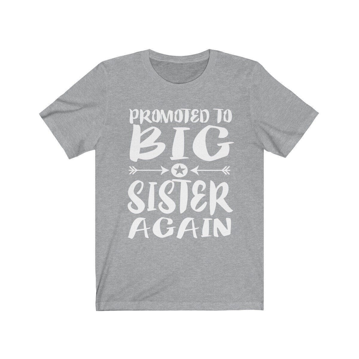Promoted To Big Sister Again Shirt, Big Sister Announcement, Big Sister Again Gift T-Shirt Image 2