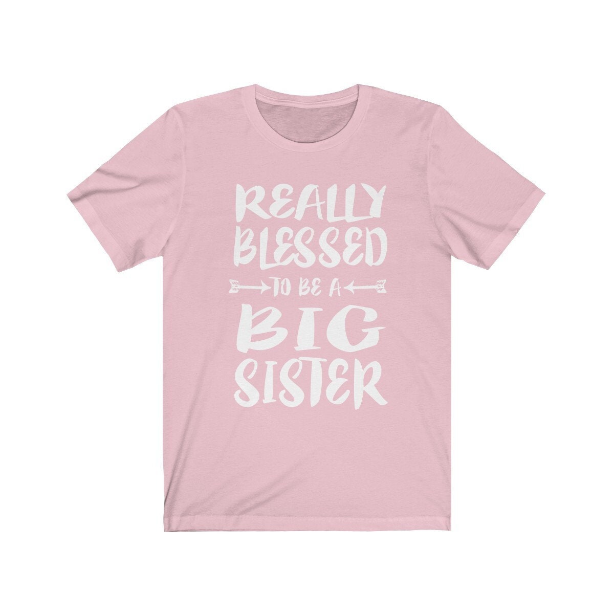 Really Blessed To Be A Big Sister Gift T-Shirt Image 2