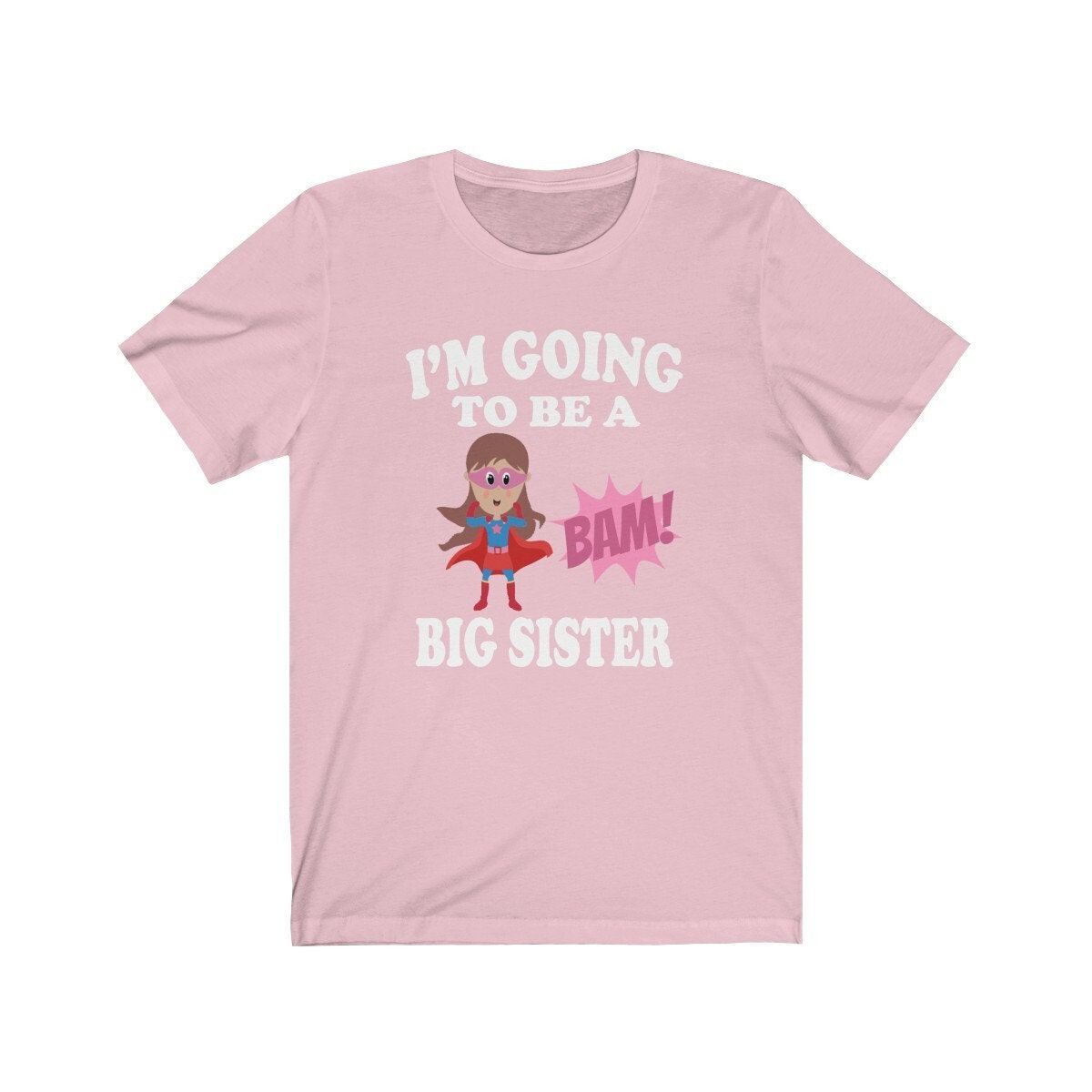 I'm Going To Be A Big Sister Announcement Gift T-Shirt Image 4