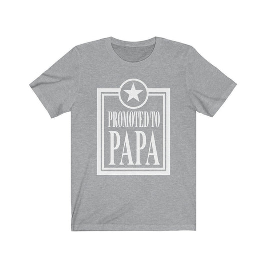 Promoted To Papa T-Shirt - promoted to papa print design