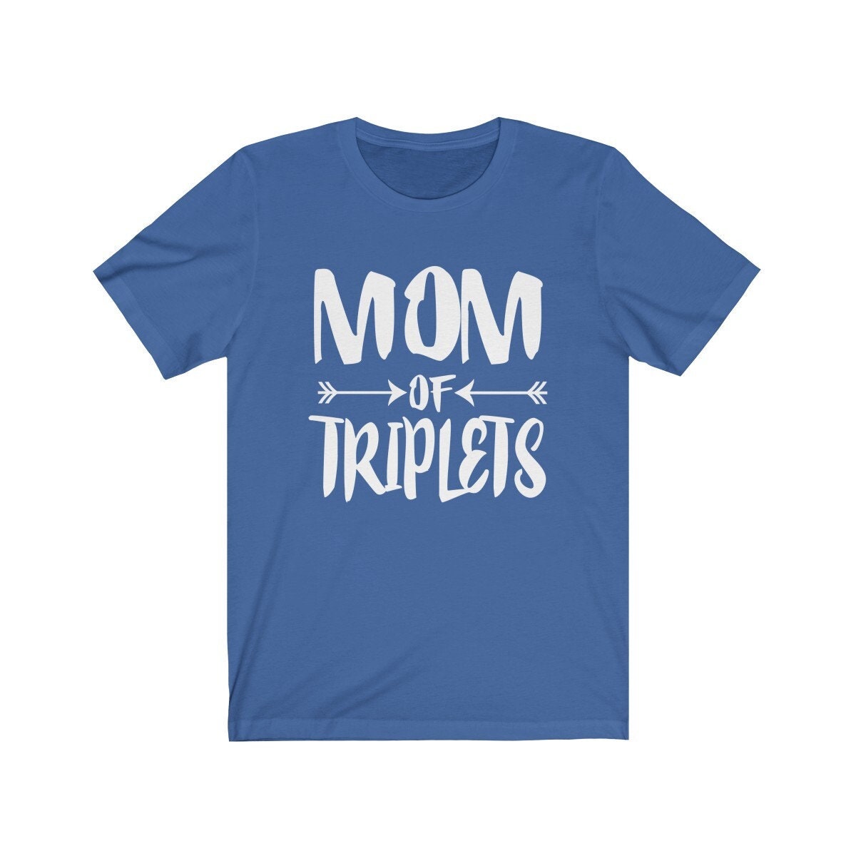 Mom Of Triplets Shirt, Mom Of Triplets Gift, Mother Triplets Pregnancy Announcement T-Shirt Image 3