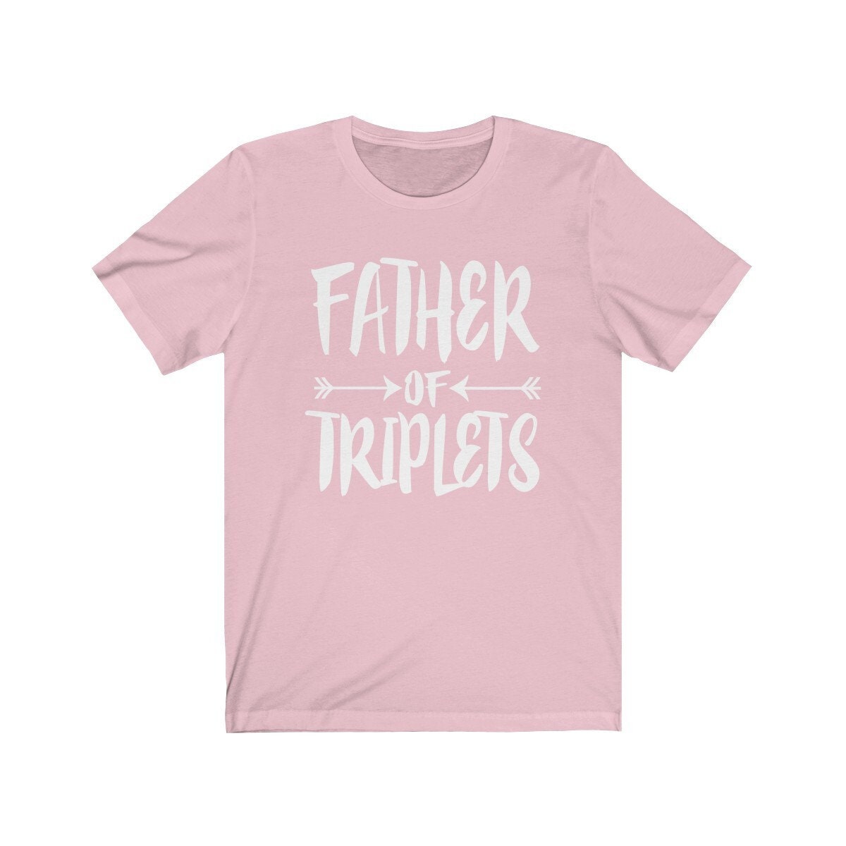 Dad Father Of Triplets Shirt, Dad Of Triplets Shirt, Dad Of Triplets Gift, Triplet Dad T-Shirt Image 4