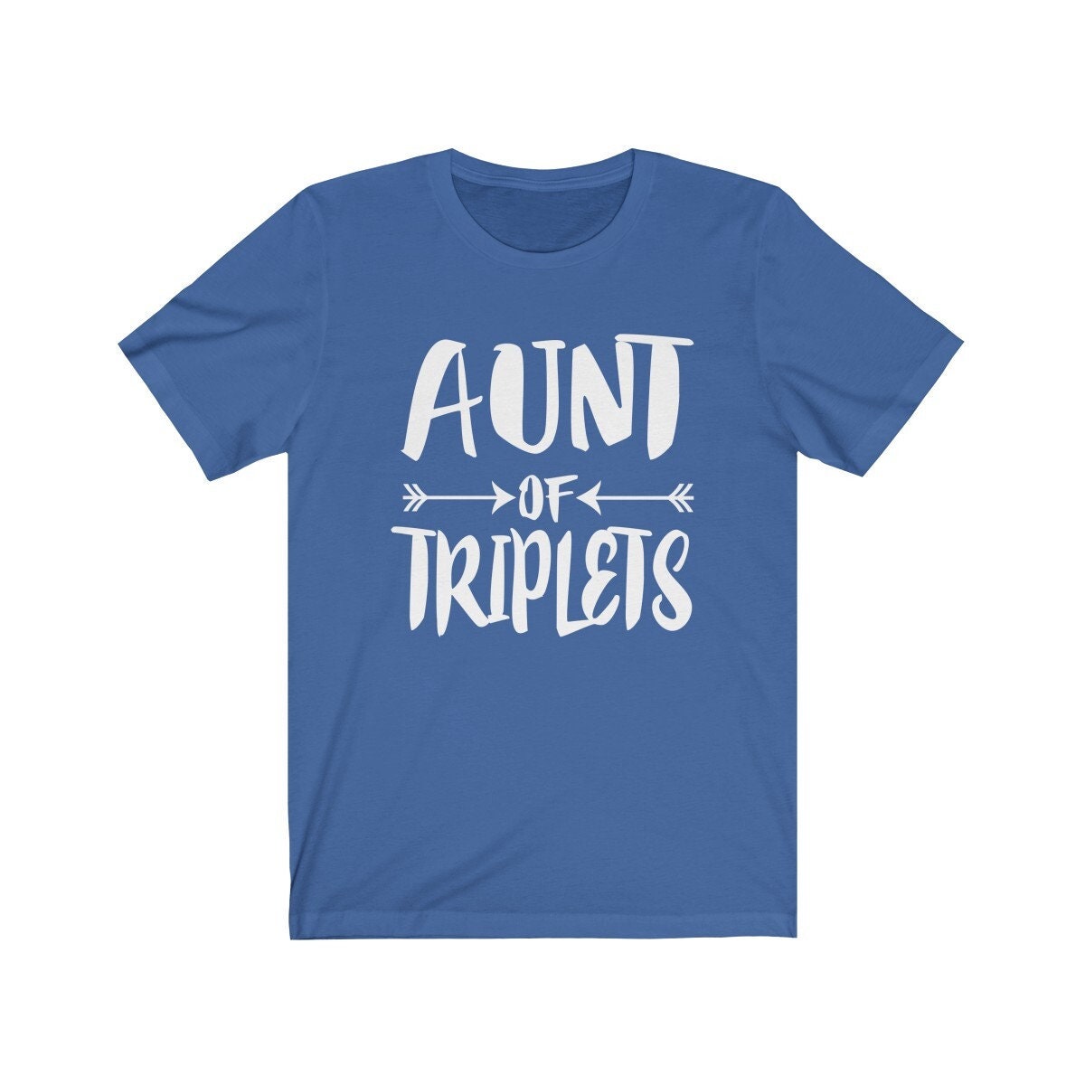 Proud Aunt Of Triplets Shirt, Aunt Of Triplets Gift T-Shirt Image 3