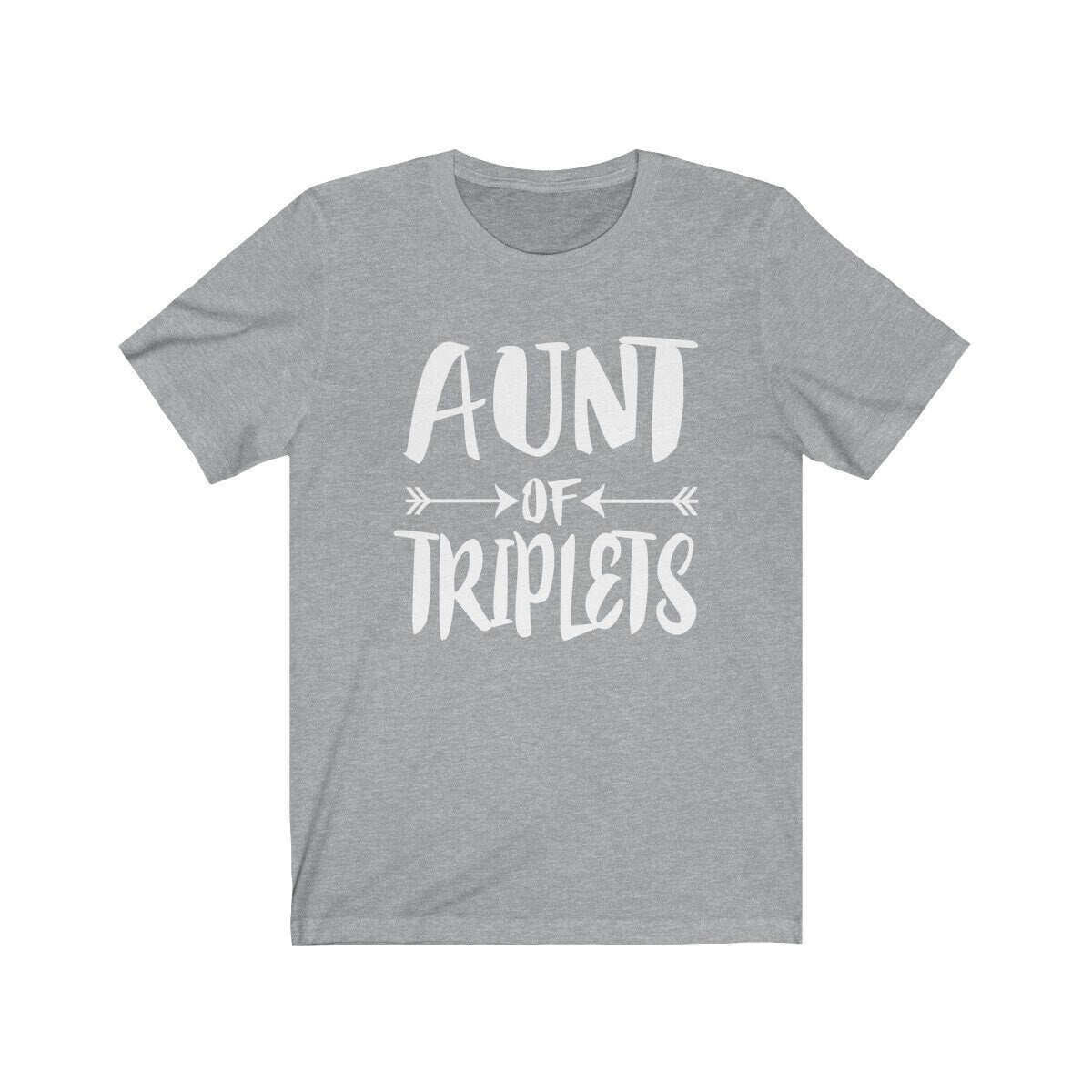 Proud Aunt Of Triplets Shirt, Aunt Of Triplets Gift T-Shirt Image 4