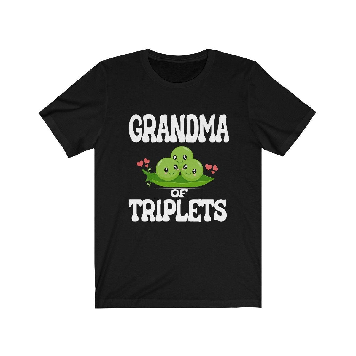 Grandma Of Triplets Shirt, Grandma Of Triplets Gift, Grandmother Triplets Gift T-Shirt Image 1