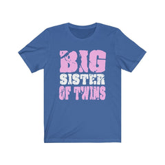 Big Sister Of Twins T-Shirt - big sister of twins print design