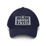 Proud Mommy Of Twins Hat, Mom Of Twins Gift, Mom Gift Unisex Twill Hat Image 1