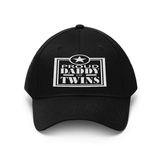 Proud Daddy Of Twins Hat - daddy of twins print design