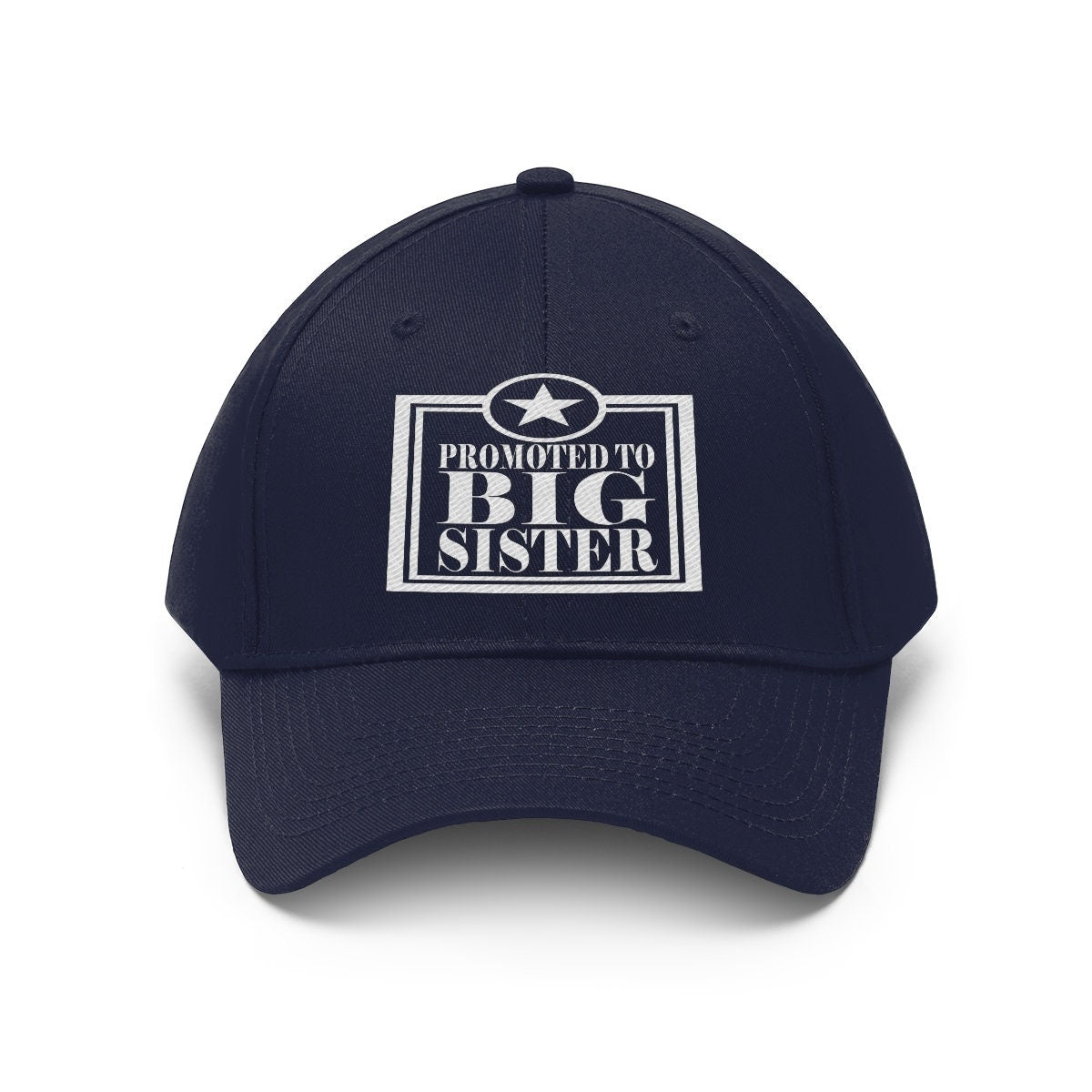 Promoted To Big Sister Gift Unisex Twill Hat Image 1