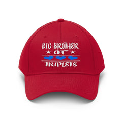 Big Brother Of Triplets Hat - big brother of triplets print design