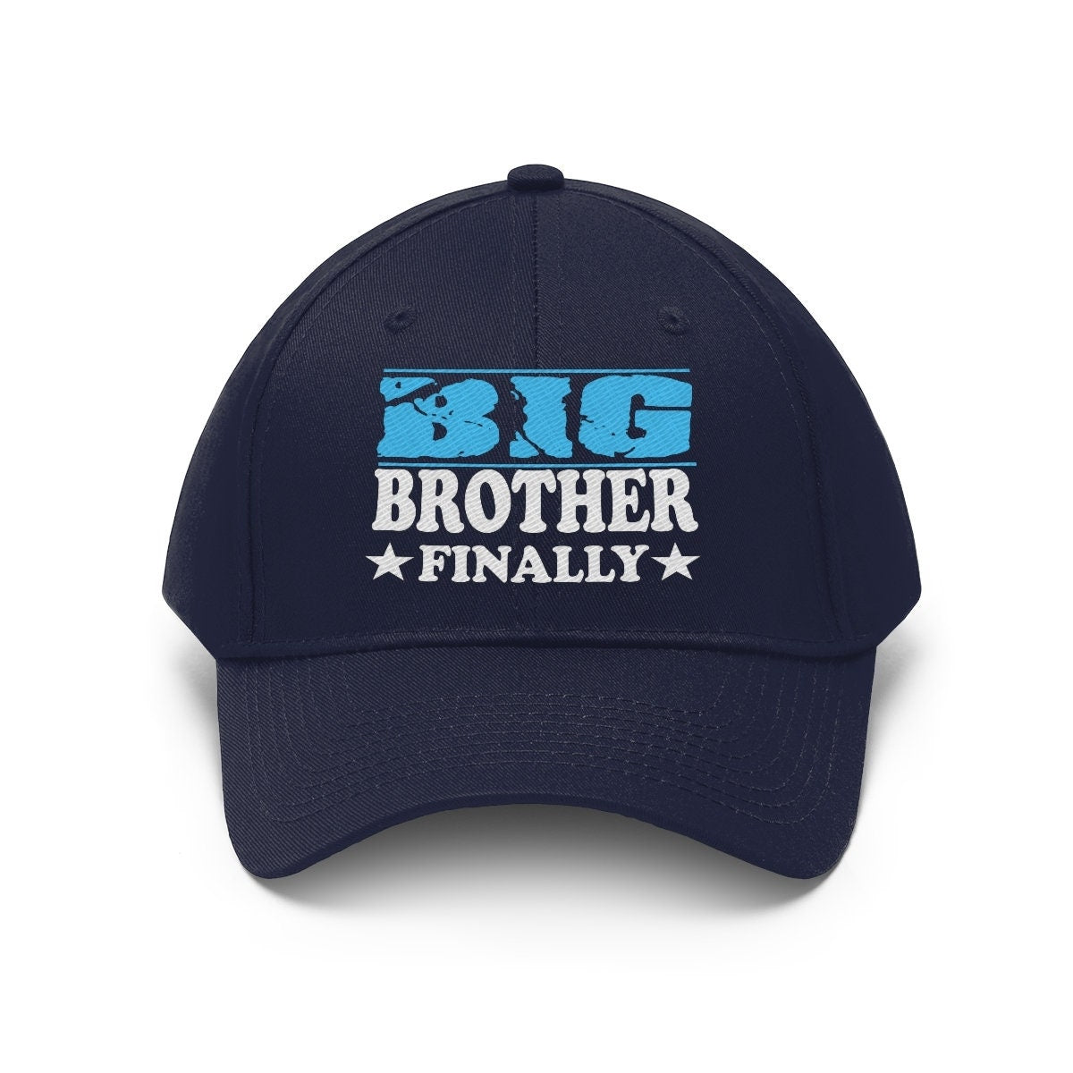 Big Brother Finally Hat, Big Brother Gift Unisex Twill Hat Image 2