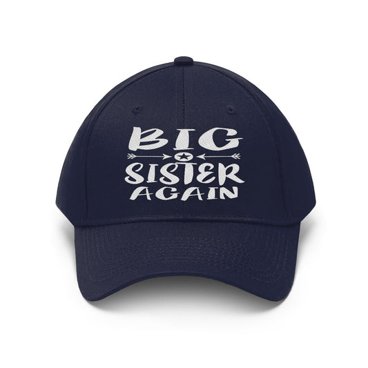 Big Sister Again Hat - big sister announcement print design