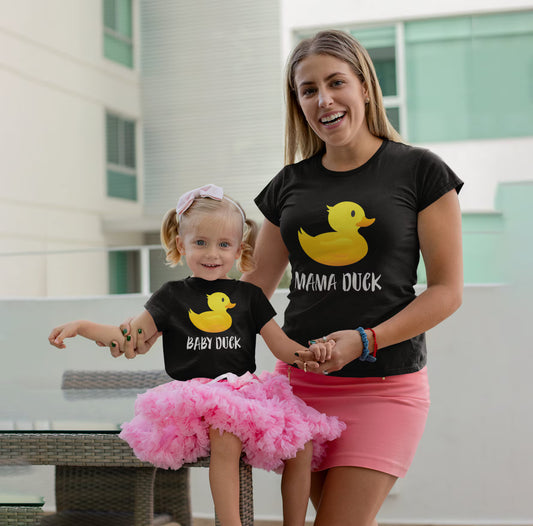 Duck Family Matching T-Shirts - duck family print design