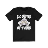 Big Sister Of Twins T-Shirt, Big Sister Of Twins gift, Sister Of Twins Shirt, Twin Sister Shirt, Big Sister Of Twins Announcement Gift Image 1