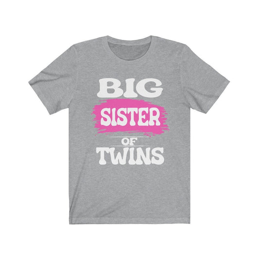 Big Sister Of Twins Announcement Shirt - big sister of twins design