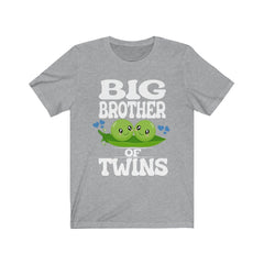 Big Brother Of Twins Peas Shirt - big brother of twins peas print design