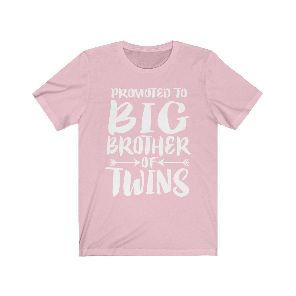 Promoted To Big Brother Of Twins Shirt, Big Brother Of Twins Shirt, Brother of Twins Announcement Peas Gift T-Shirt Image 4