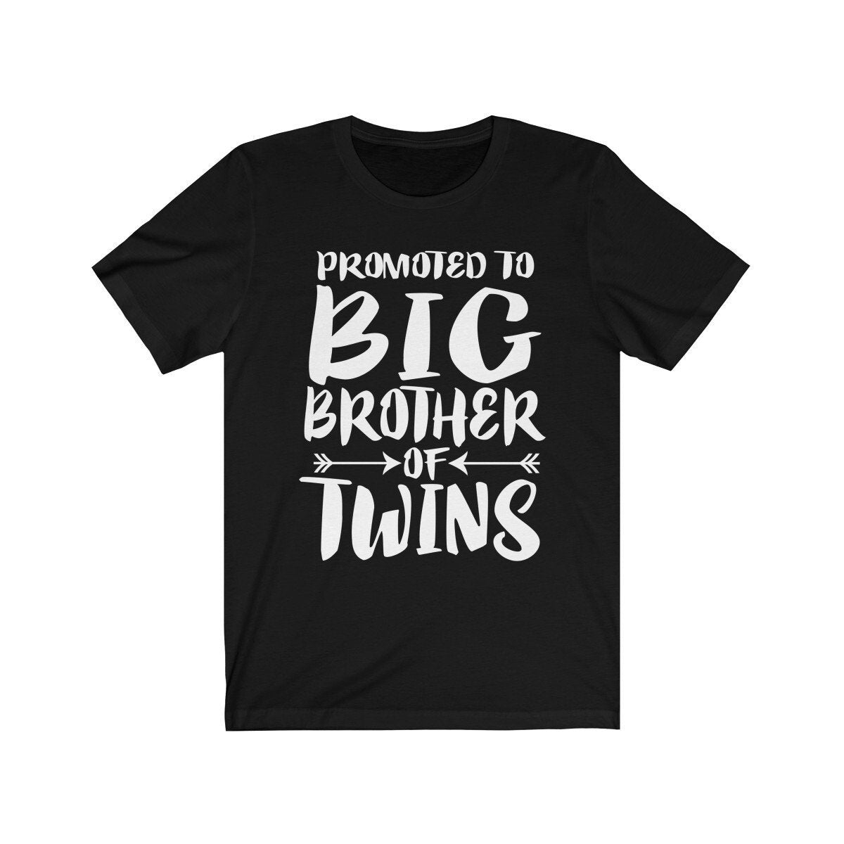 Promoted To Big Brother Of Twins Shirt, Big Brother Of Twins Shirt, Brother of Twins Announcement Peas Gift T-Shirt Image 2