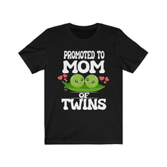 Promoted To Mom Of Twins Shirt - mom of twins design