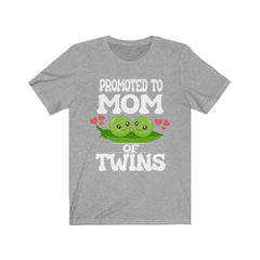 Promoted To Mom Of Twins Shirt - mom of twins design