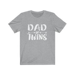 Twin Dad Announcement T-Shirt - twin dad print design