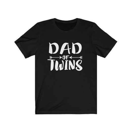 Twin Dad Announcement T-Shirt - twin dad print design