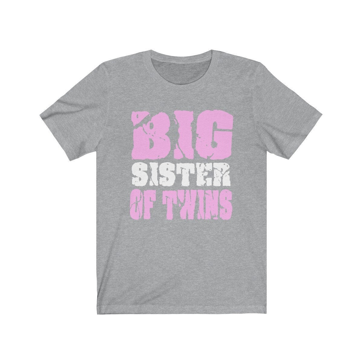 Big Sister Of Twins Shirt, Big Sister Of Twins Gift, Big Sister Of Twins Announcement Shirt, Twin Sister T-Shirt Image 2